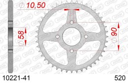 AFAM 2026/04 ZĘBATKA TYLNA 279 41 HONDA VT 125C '99-'07 (JTR273.41) (ŁAŃC. 520)