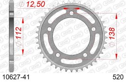 AFAM 2026/04 ZĘBATKA TYLNA 4384 41 HONDA CB 500F/X '13-'19, CBR 500R '13-'21 (JTR1316.41) (ŁAŃC. 520)