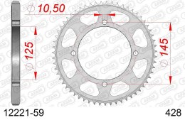 AFAM 2026/04 ZĘBATKA TYLNA 4482 59 YAMAHA XVS 125 DRAG STAR '00-04, XVS 250 DRAG STAR '01-04' (JTR1874.59) (ŁAŃC. 428)