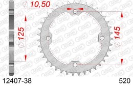 AFAM 2026/04 ZĘBATKA TYLNA 4588 38 YAMAHA YFZ 450R '09-'19, YFM 250/350/450/700 RAPTOR (JTR1857.38) (ŁAŃC. 520)