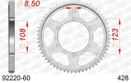 AFAM 2026/04 ZĘBATKA TYLNA 4606 60 APRILIA 125 RS4 11-17, TUONO 125 17 (JTR25.60) (ŁAŃC. 428)