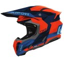 AIROH KASK CROSS / ENDURO / ATV / QUAD TWIST 3 FANCY BLUE ORANGE KOLOR CZARNY/POMARAŃCZOWY/NIEBIESKI ROZMIAR M