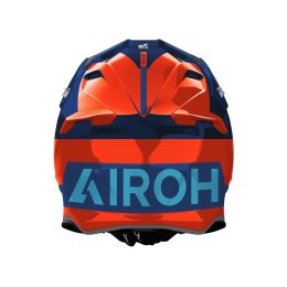 AIROH KASK CROSS / ENDURO / ATV / QUAD TWIST 3 FANCY BLUE ORANGE KOLOR CZARNY/POMARAŃCZOWY/NIEBIESKI ROZMIAR M