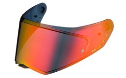 CABERG CZĘŚCI WIZJER (SZYBKA) LUSTRO (MIRROR), ODPORNY NA ZARYSOWANIA Z PINAMI POD PINLOCK DO MODELU DRIFT EVO II KOLOR CZERWONE
