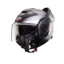 CABERG KASK SZCZĘKOWY FLIP-BACK (SZCZĘKA DO TYŁU) MODEL TRIP LUNAR SOLID KOLOR CZARNY MAT/BIAŁY/SZARY ROZMIAR XXL (PINLOCK W ZES