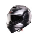 CABERG KASK SZCZĘKOWY FLIP-BACK (SZCZĘKA DO TYŁU) MODEL TRIP LUNAR SOLID KOLOR CZARNY MAT/BIAŁY/SZARY ROZMIAR M (PINLOCK W ZESTA