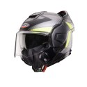 CABERG KASK SZCZĘKOWY FLIP-BACK (SZCZĘKA DO TYŁU) MODEL TRIP LUNAR SOLID KOLOR CZARNY MAT/SZARY/ŻÓŁTY FLUO ROZMIAR XXL (PINLOCK 
