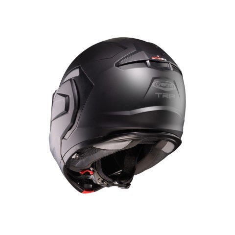 CABERG KASK SZCZĘKOWY FLIP-BACK (SZCZĘKA DO TYŁU) MODEL TRIP SOLID KOLOR CZARNY MAT ROZMIAR XS (PINLOCK W ZESTAWIE)