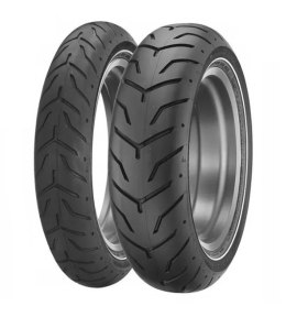 DUNLOP OPONA 130/80B17 D408 65H TL PRZÓD SW WĄSKI BIAŁY PAS HARLEY-DAVIDSON DOT 25/2023