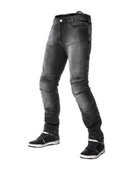 MODEKA SPODNIE JEANSY MOTOCYKLOWE CITY NOMAD MAX EVO KOLOR CZARNY ROZMIAR 3XL