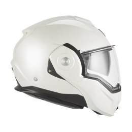NOX PREMIUM KASK SZCZĘKOWY FLIP-BACK (SZCZĘKA DO TYŁU) Z BLENDĄ SPINNER KOLOR BIAŁY POŁYSK ROZMIAR XXL
