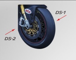 SBS KLOCKI HAMULCOWE KH630 RACING DUAL SINTER KOLOR ZŁOTY TARCZA LEWA PRZÓD PASUJE DO: APRILIA, BMW, DUCATI (STOSOWAĆ Z 900DS-2)