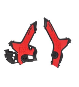 ACERBIS OSŁONY RAMY X-GRIP HONDA CRF 250 L '21-'24, CRF 300 L '21-'26, CRF 300 RALLY '21-'24 KOLOR CZERWONY / CZARNY