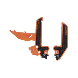 ACERBIS OSŁONY RAMY X-GRIP KTM SX 85 '25-'26, GAS GAS MC 85 '25-'26 KOLOR POMARAŃCZOWY / CZARNY