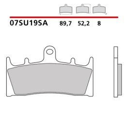 BREMBO 2026/05 KLOCKI HAMULCOWE KH188 SINTER SA (SPIEK METALICZNY) PRZÓD (ECE R90)