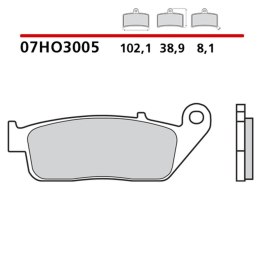 BREMBO 2026/05 KLOCKI HAMULCOWE KH226 / KH142 GENUINE CARBON CERAMIC (PÓŁMETALICZNE MIESZANKA OEM) PRZÓD/TYŁ
