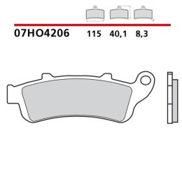 BREMBO 2026/05 KLOCKI HAMULCOWE KH261 / KH281 GENUINE CARBON CERAMIC (PÓŁMETALICZNE MIESZANKA OEM) PRZÓD/TYŁ
