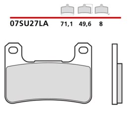 BREMBO 2026/05 KLOCKI HAMULCOWE KH379 SINTER LA (SPIEK METALICZNY) PRZÓD (ECE R90)