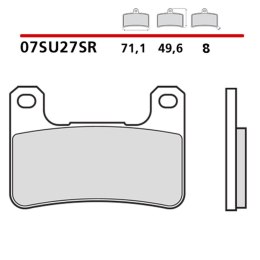 BREMBO 2026/05 KLOCKI HAMULCOWE KH379 SINTER (SPIEK METALICZNY) RACING ROAD SR PRZÓD (ECE R90)
