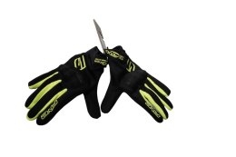 FIVE GLOVES RĘKAWICE TEKSTYLNE GLOBE EVO KOLOR CZARNY/ŻÓŁTY FLUO ROZMIAR 10 (L)