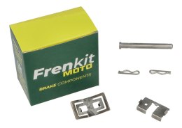 FRENKIT MOTO 2026/05 ZESTAW BLASZEK USTALAJĄCYCH, TRZPIENI I ZABEZPIECZEŃ ZACISKU HAMULCOWEGO BREMBO PRZÓD BMW G 450 X '07-'10