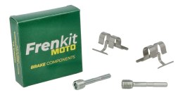 FRENKIT MOTO 2026/05 ZESTAW BLASZEK USTALAJĄCYCH, TRZPIENI I ZABEZPIECZEŃ ZACISKU HAMULCOWEGO NISSIN PRZÓD KAWASAKI GTR 1400 '07