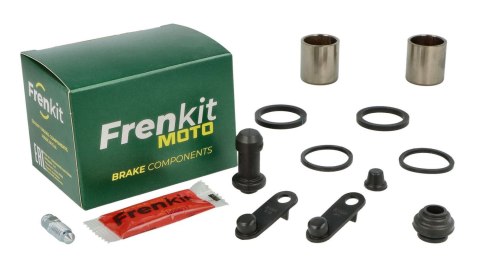 FRENKIT MOTO 2026/05 ZESTAW NAPRAWCZY ZACISKU HAMULCOWEGO (USZCZELNIENIA + TŁOCZKI) NISSIN (TŁOCZEK FI 25MM) PRZÓD HONDA CG 150 