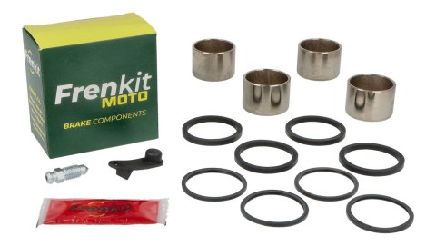 FRENKIT MOTO 2026/05 ZESTAW NAPRAWCZY ZACISKU HAMULCOWEGO (USZCZELNIENIA + TŁOCZKI) NISSIN (TŁOCZEK FI 27 / 30MM) PRZÓD HONDA CB