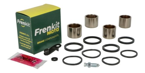 FRENKIT MOTO 2026/05 ZESTAW NAPRAWCZY ZACISKU HAMULCOWEGO (USZCZELNIENIA + TŁOCZKI) NISSIN (TŁOCZEK FI 27 / 30MM) PRZÓD HONDA CB