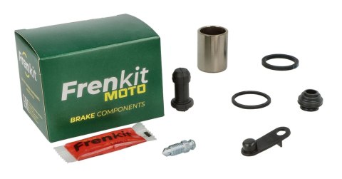 FRENKIT MOTO 2026/05 ZESTAW NAPRAWCZY ZACISKU HAMULCOWEGO (USZCZELNIENIA + TŁOCZKI) NISSIN (TŁOCZEK FI 27MM) TYŁ HONDA CR 80 RB 