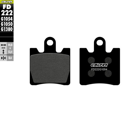 GALFER KLOCKI HAMULCOWE KH283 PÓŁMETALICZNE SUZUKI AN 250/400