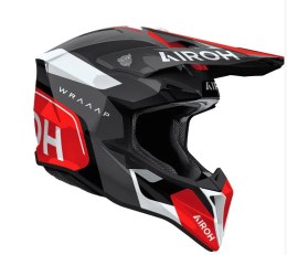 AIROH KASK CROSS / ENDURO / ATV / QUAD WRAAAP CONQUER KOLOR CZARNY/CZERWONY/BIAŁY ROZMIAR L
