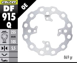 GALFER TARCZA HAMULCOWA TYŁ TRIUMPH BONNEVILLE '04-'25; SCRAMBLER '04-'24; TIGER 800 '11-'20; TIGER 850 '24-'25; TIGER 1050 '07-