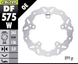 GALFER TARCZA HAMULCOWA TYŁ VOGE 900DSX '24- (265X136X5) (WAVE FIXED)