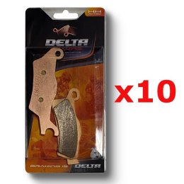 DELTA BRAKING KLOCKI HAMULCOWE PAKIET 10 SZTUK KH307 YAMAHA YFM TYŁ - ZASTĘPUJĄ DB2400MX-D ORAZ DB2400QD-D (ZESTAW 10 KOMPLETÓW)