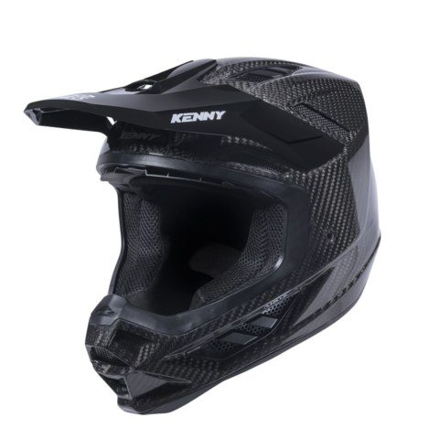 KENNY RACING KASK CROSS/ENDURO TITANIUM CLASSIC CARBON SHINY HOLOGRAPHIC KOLOR CZARNY POŁYSK ROZMIAR XS