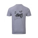 KENNY RACING KOSZULKA T-SHIRT DUST GREY KOLOR SZARY ROZMIAR M