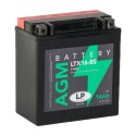 LANDPORT AKUMULATOR YTX16-BS (MA LTX16-BS) 12V 14AH 150X87X161 BEZOBSŁUGOWY - ELEKTROLIT OSOBNO (2) UE2019/1148