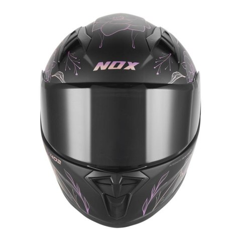 NOX KASK INTEGRALNY (FULL FACE) N731 SPRING KID / JUNIOR (DZIECIĘCY) KOLOR CZARNY MAT/RÓŻOWY ROZMIAR XL