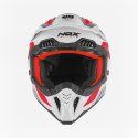 NOX WYPRZEDAŻ KASK OFF ROAD / CROSS N634 STORM KOLOR BIAŁY/NIEBIESKI/CZERWONY ROZMIAR S