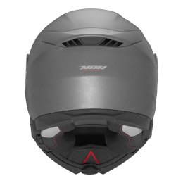 NOX KASK SZCZĘKOWY (FLIP-UP) Z BLENDĄ N967 SOLID KOLOR TYTANOWY MAT ROZMIAR S