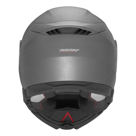 NOX KASK SZCZĘKOWY (FLIP-UP) Z BLENDĄ N967 SOLID KOLOR TYTANOWY MAT ROZMIAR S