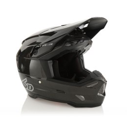 6D HELMETS KASK CROSS/ENDURO MODEL ATR-3 SOLID GLOSS BLACK FIM (FRHPhe-02) KOLOR CZARNY/SZARY ROZMIAR M ( 57 - 58 CM )