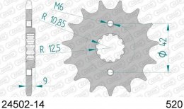 AFAM 2026/06 ZĘBATKA PRZEDNIA 523 14 KAWASAKI EL 250/252 '88-'03, KLX 250 S '09-'15, KLR 250/600 (-1) (ŁAŃC. 520) (JTF516.14)
