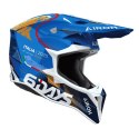 AIROH KASK CROSS / ENDURO / ATV / QUAD WRAAAP 6DAYS ITALY 2025 KOLOR NIEBIESKI/CZARNY/ BIAŁY ROZMIAR M