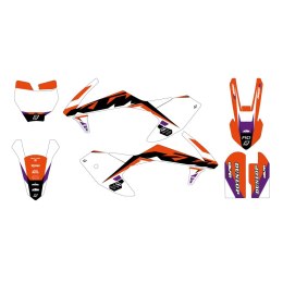BLACKBIRD KOMPLET NAKLEJEK (OKLEIN) KTM SX 50 '16-'23 DREAM 5 KOLOR POMARAŃCZOWY BIAŁY CZARNY