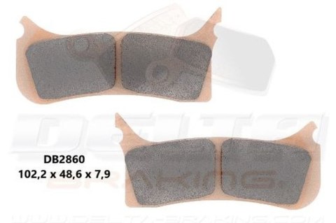 DELTA BRAKING KLOCKI HAMULCOWE KH406 SUPERMOTO FRONT