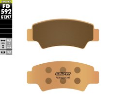 GALFER KLOCKI HAMULCOWE SPIEK METALICZNY (ZŁOTE) SINTER QUADS CF MOTO UFORCE; CFORCE; CFORCE S