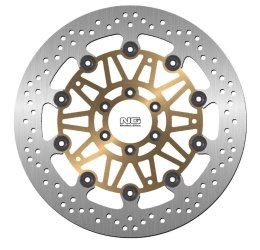 NG TARCZA HAMULCOWA PRZÓD MOTO GUZZI NORGE 1200 '06-16 (320X64X5,0MM) (6X8,5MM) PŁYWAJĄCA ZŁOTY ŚRODEK