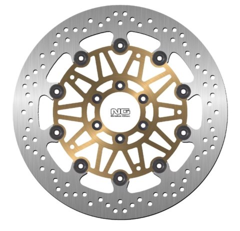 NG TARCZA HAMULCOWA PRZÓD MOTO GUZZI NORGE 1200 '06-16 (320X64X5,0MM) (6X8,5MM) PŁYWAJĄCA ZŁOTY ŚRODEK
